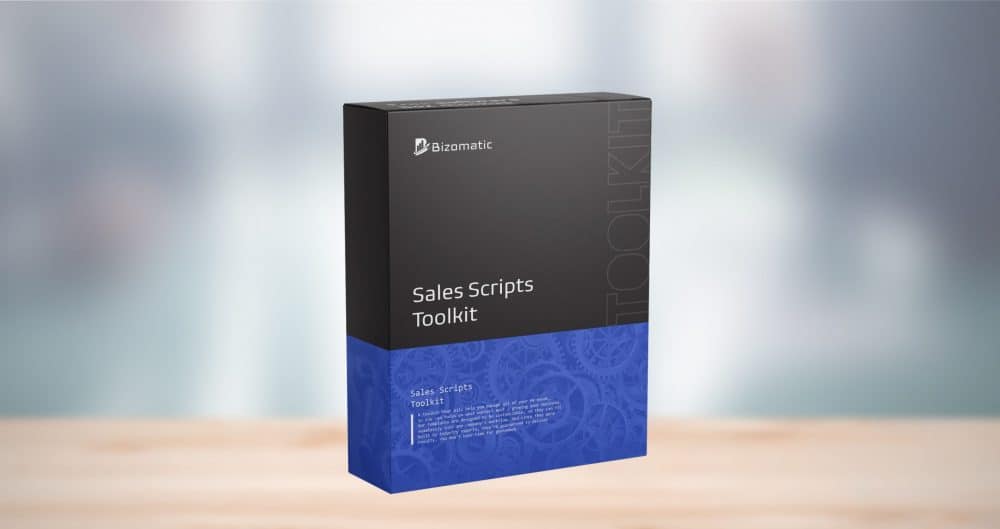Sales Scripts Toolkit<br><br><br>